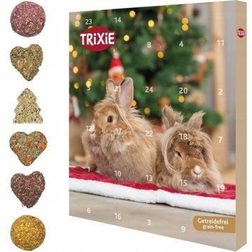 Різдвяний подарунок у вигляді кролика, ласощі, каваї, Trixie Advent Calendar