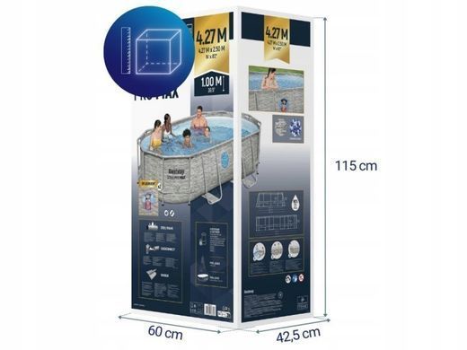 Каркасний басейн Bestway Steel Pro Max&trade;