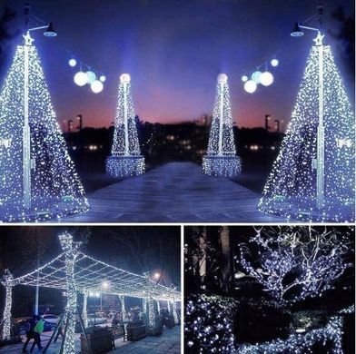 Новорічна гірлянда 8 м 100 LED (Холодний білий)