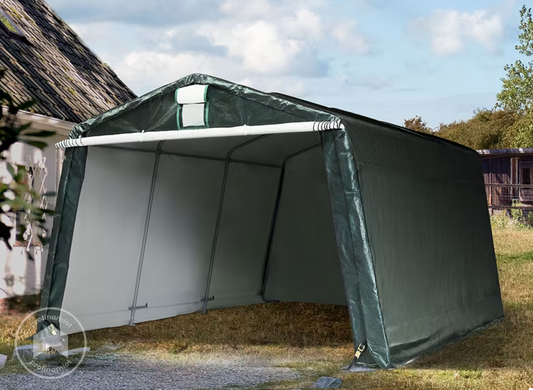 3,3х4,7м Гаражная палатка, ПЭ 450, темно-зеленый