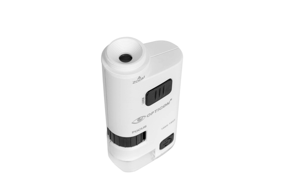 Карманный мини-микроскоп Pocket Eye 100-150X, Белый