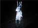 Новорічна акрилова статуя олень Великий RENIFER, що світяться новорічні олені 100 LED - 3