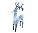 Новорічна акрилова статуя олень Великий RENIFER, що світяться новорічні олені 100 LED - 4