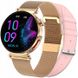 JG Smart Women's Smartwatch Blood Sugar Measurement ECG Calls Menu PL JS490 gold