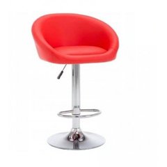 Барный стул со спинкой Hoker BASTI Красный