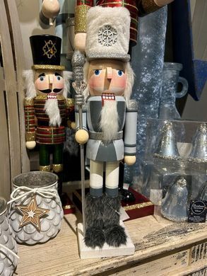 Дерев'яна статуетка - Лускунчик Синій