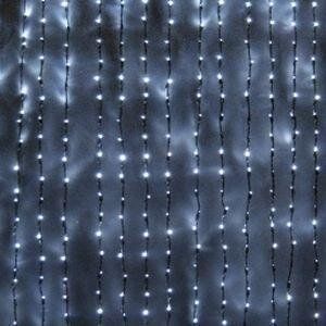 Гирлянда штора 3x6 м 600 LED холодный белый