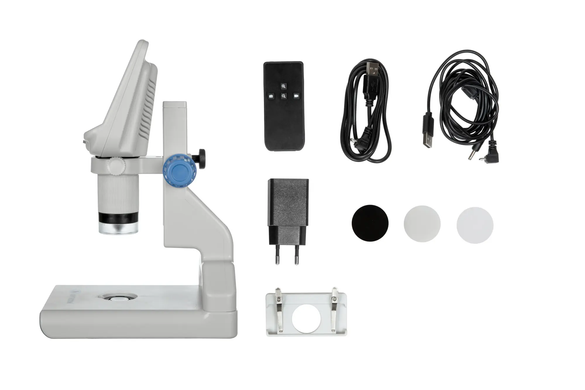 Мікроскоп Opticon Edu Lab з РК-дисплеєм, Білий