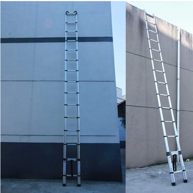 Лестница DayPlus 6,2 м алюминий до 150 кг, Серебристый