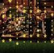 Новогодняя гирлянда бахрома звездочки 5 м 175 LED (Белый холодный с голубой вспышкой) - 5
