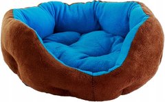 Манеж с подушкой для собаки или кошки коричневый
