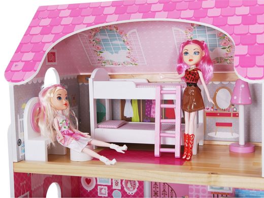 Игровой кукольный домик Ecotoys 4119 Tima Toys + 2 куклы