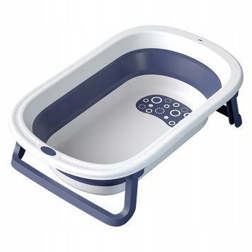 Складна дитяча ванночка Babyhood Comfort Blue з антиковзким покриттям