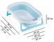 Складная детская ванночка Bath Care с LCD-термометром и эргономичным шезлонгом