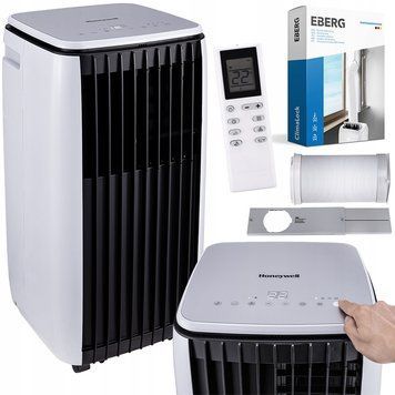 Портативна повітряна теплова завіса Honeywell, 2,6 кВт, осушувач, 24 л, 4 кольори, світлодіод +ClimaLock