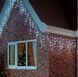 Новорічна гірлянда бахрома 9,5 м 200 LED (Холодний білий з холодним білим спалахом) - 4