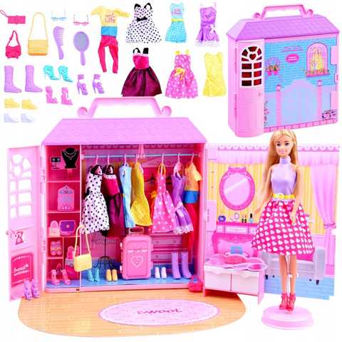 Набор кукол Barbie GVK05 Фигурки x 2 Автомобильный шкаф
