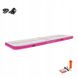 Гімнастичний матрац рожевий та фіолетовий 400 см х 100 см