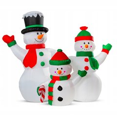 Надувная семья новогодних снеговиков 150 СМ