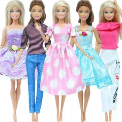 Комплект одежды для кукол Doll Dresses x5