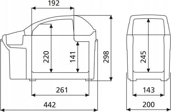 BordBar TB08 Портативний дорожній холодильник Dometic