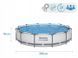 Каркасний басейн Bestway Steel Pro Max&trade; 366 &times; 76 см з фільтр-насосом