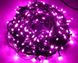 Новогодняя гирлянда 100 LED,Розовый , Длина 8 Метров - 2