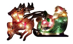 Новогодняя гирлянда "Дед Мороз и олени" 35 LED