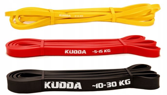 Набір із 3 еспандерів Powerband exercise bands