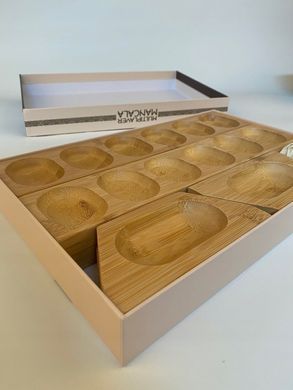 Деревянная настольная игра Манкала (Mancala) для 2-4 игроков