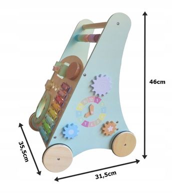 Показати на пушері дерев'яні ходунки розвиваюча іграшка для дітей