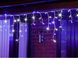 Новогодняя гирлянда бахрома 9,5 м 200 LED (Синий с холодной белой вспышкой) - 2