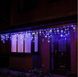 Новогодняя гирлянда бахрома 9,5 м 200 LED (Синий с холодной белой вспышкой) - 3