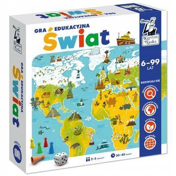 Образовательная настольная игра Капитан Наука &laquo;Мир&raquo;