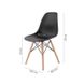 Комплект стульев для кухни и гостиной ModernHome 4 шт PC-005 BLACK