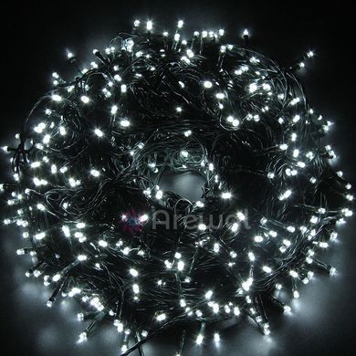 Новогодняя гирлянда 500 LED, IP44, Длина 38 М, Белый холодный свет