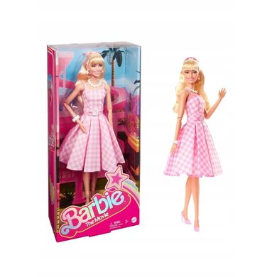 Лялька Барбі з кіно, рожева сукня + Подарунок!