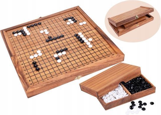 Деревянная настольная игра Го (Go)