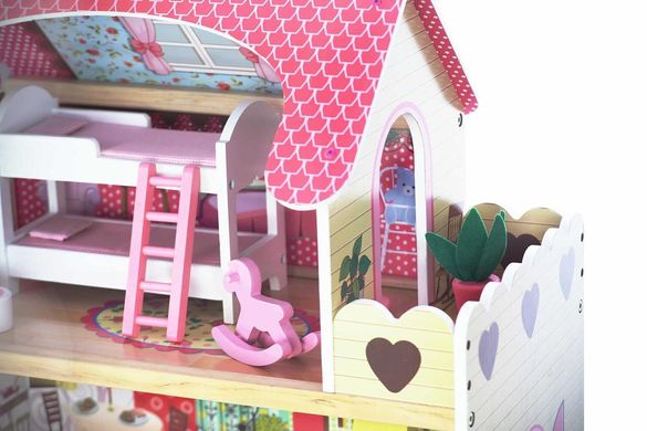 Ігровий ляльковий будиночок Ecotoys 4109 Roseberry + 2 ляльки