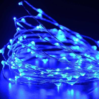 Новогодняя гирлянда 30 LED, Длина 3M, Голубая