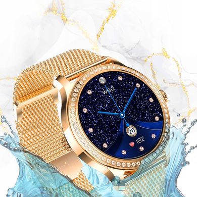 Linwear Smartwatch Gold Smartwatch