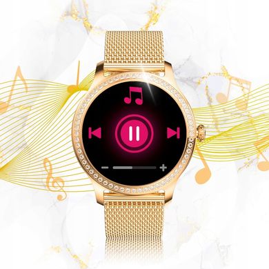 Linwear Smartwatch Gold Smartwatch