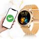 Linwear Smartwatch Gold Smartwatch