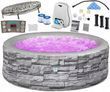 Надувное SPA на 6 человек с гидромассажем, подогревом до 42&deg;C, LED-подсветкой и термокрышкой
