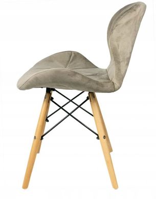 Бежевое кресло в скандинавском стиле Velur