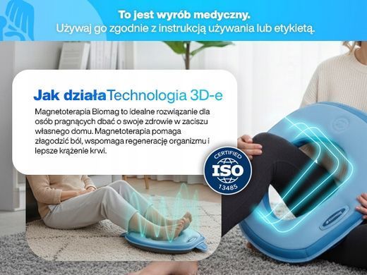 Набір імпульсної магнітотерапії Biomag Lumio для медичних досліджень болю в спині та суглобах