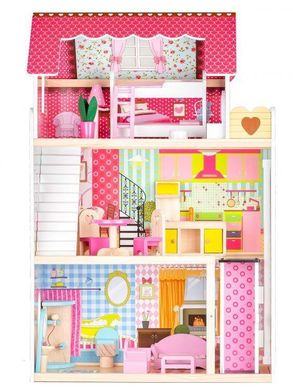 Ігровий ляльковий будиночок Ecotoys 4120 Roseberry + ліфт