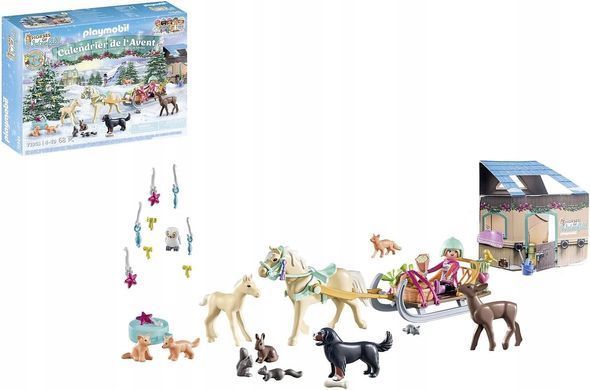 Адвент-календарь Playmobil Horses of Waterfall Horse World: Christmas Sleigh Ride 71345