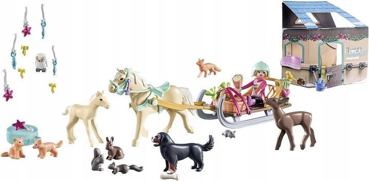 Адвент-календарь Playmobil Horses of Waterfall Horse World: Christmas Sleigh Ride 71345