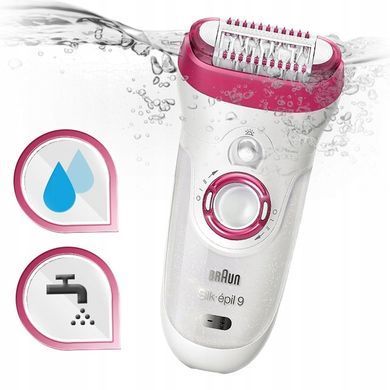 Эпилятор Braun Silk-epil 9 + эпилятор для бровей и усов